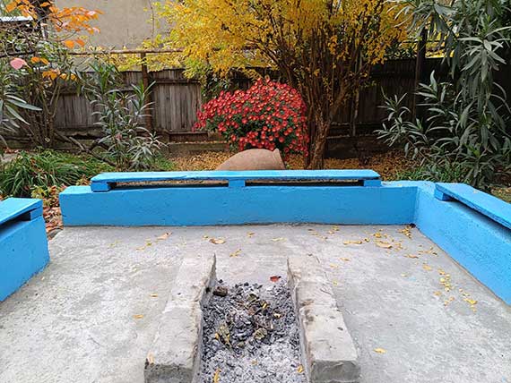 Fireplace of Why Me Tbilisi